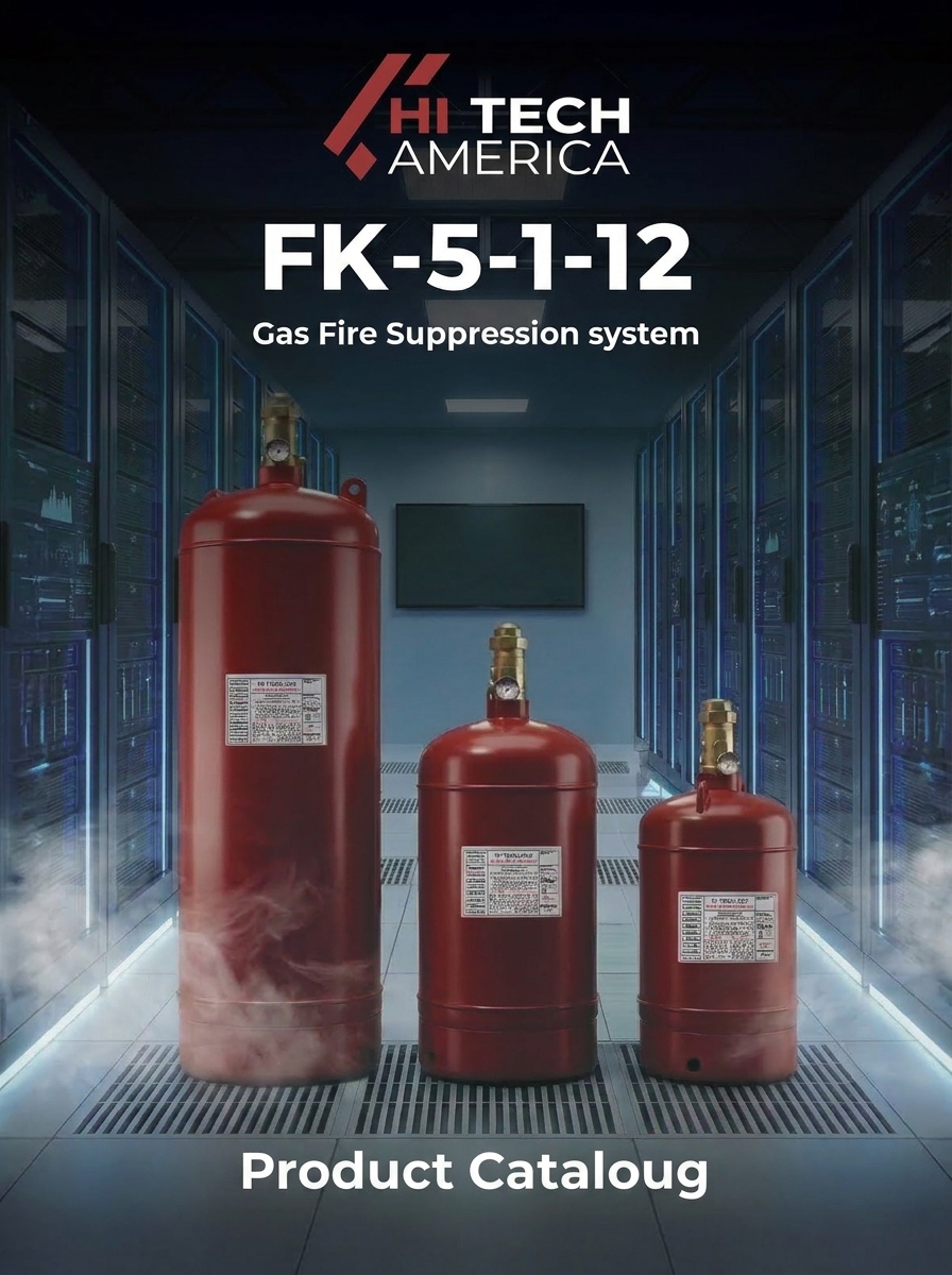 HI TECH AMERICA نظام إخماد الحريق الصديق للبيئة FK-5-1-12