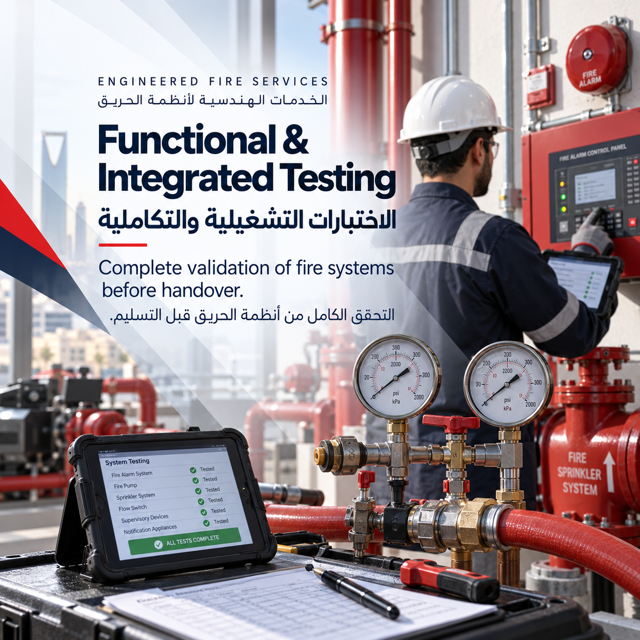 الاختبارات التشغيلية والتكاملية