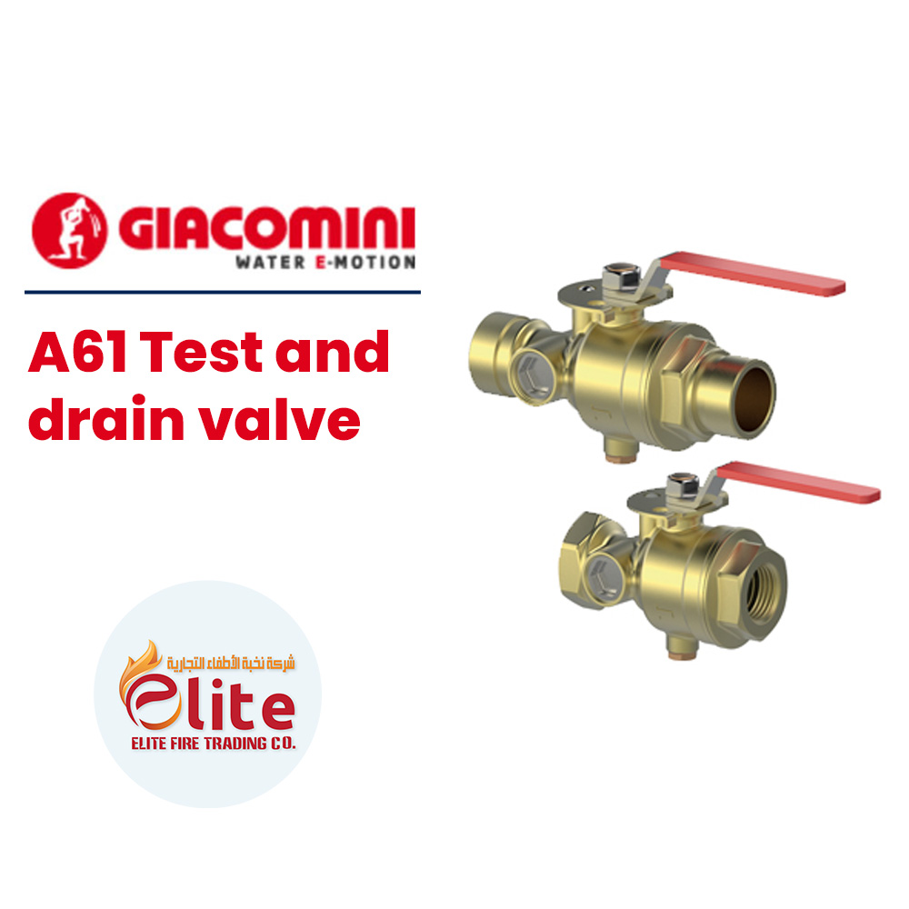 Giacomini Giacomini A61 Test and drain valve in Saudi Arabia