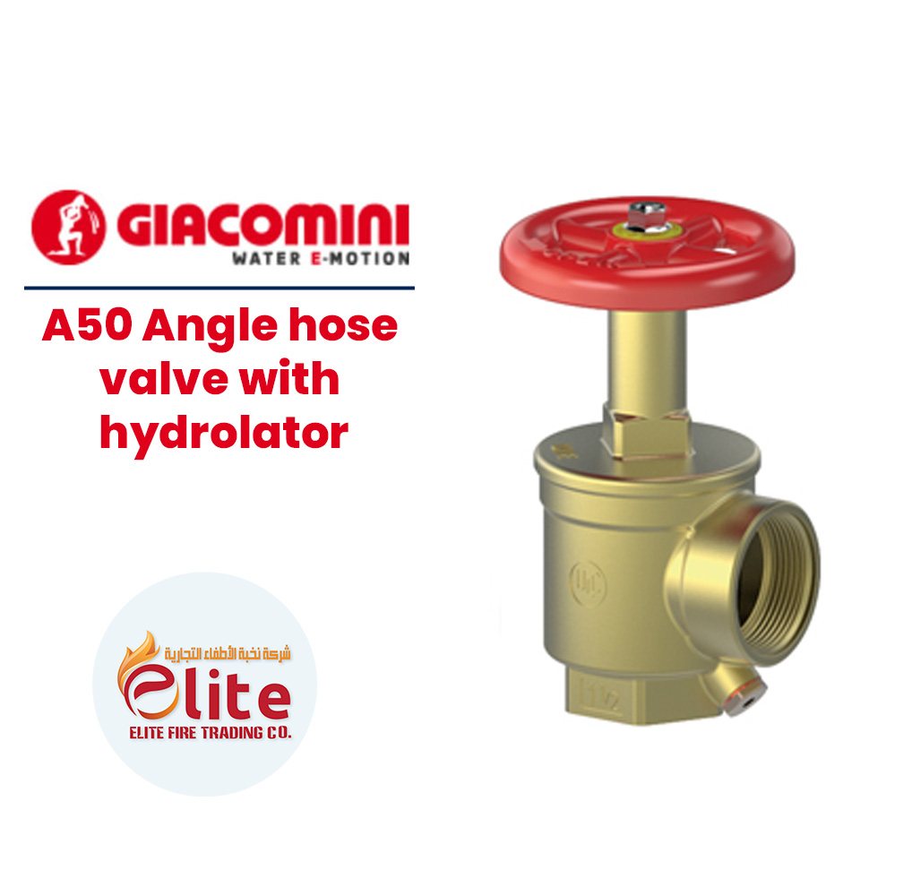 Giacomini Giacomini A50 Angle hose valve with hydrolator in Saudi Arabia