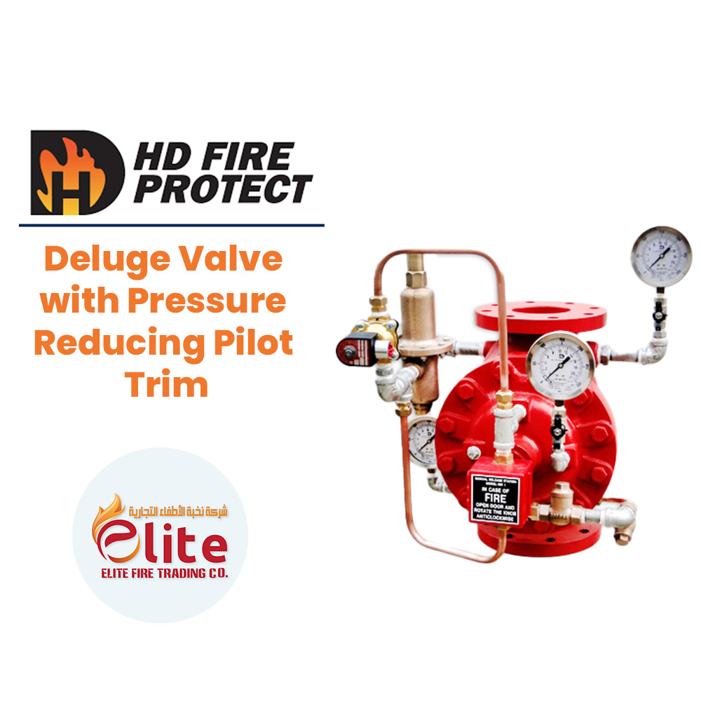 HD Fire Protect HD Fire Protect Deluge Valve with Pressure Reducing Pilot Trim in Saudi Arabia
