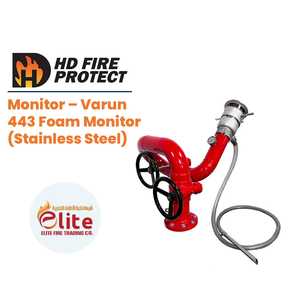 HD Fire Protect HD Fire Protect Monitor – Varun 443 Foam Monitor (Stainless Steel) in Saudi Arabia