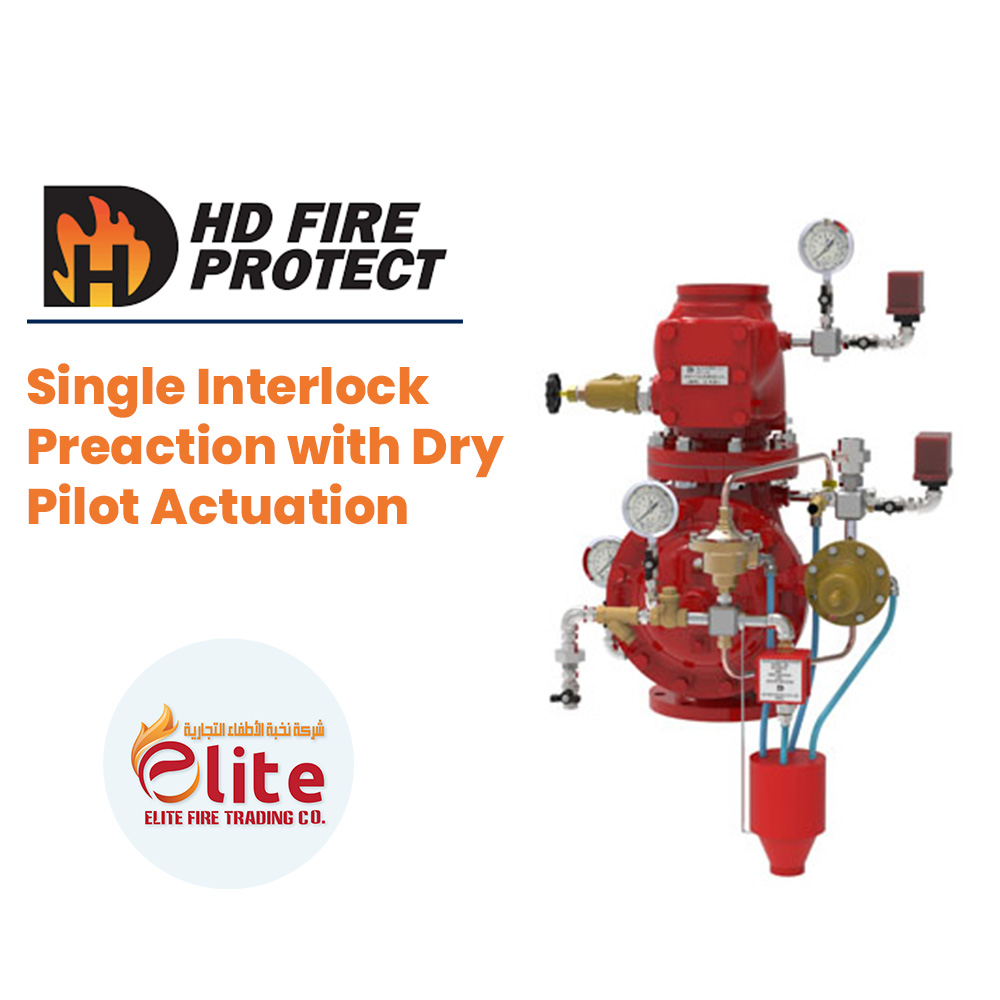 HD Fire Protect HD Fire Protect Single Interlock Preaction with Dry Pilot Actuation in Saudi Arabia