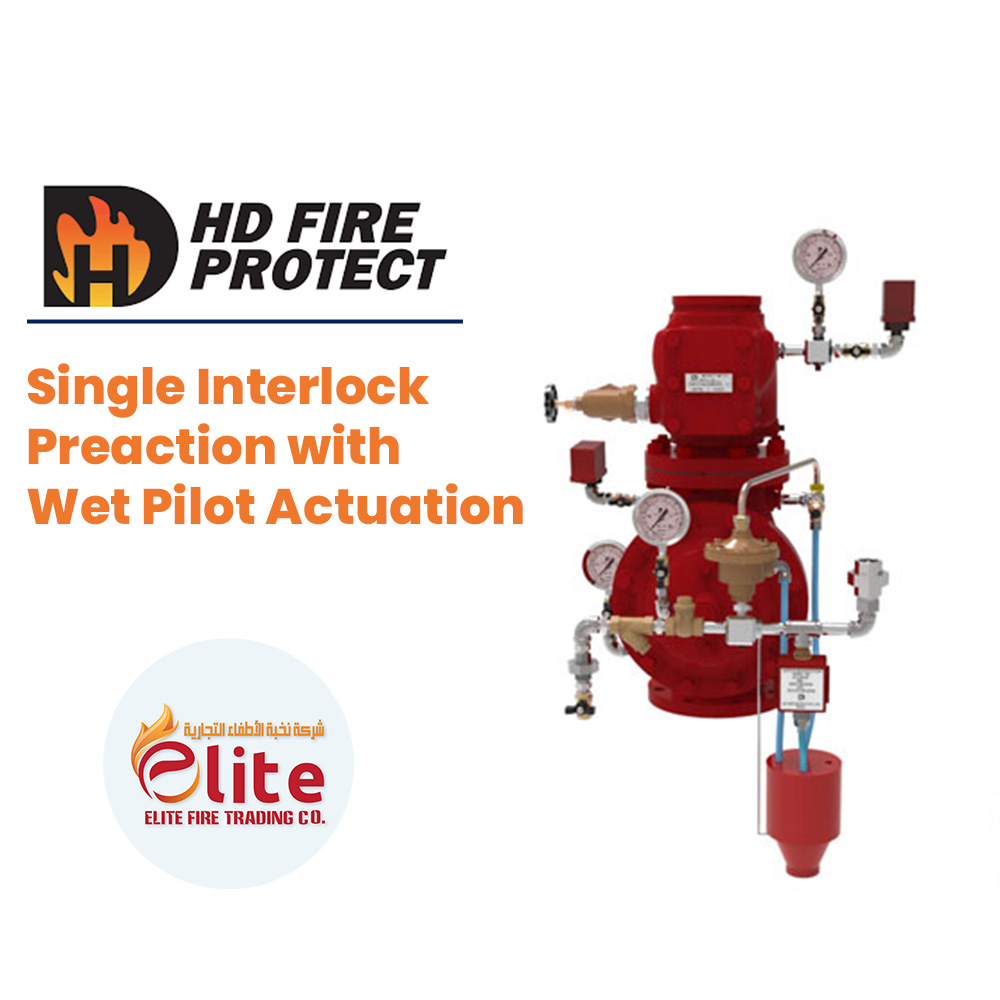 HD Fire Protect HD Fire Protect Single Interlock Preaction with Wet Pilot Actuation in Saudi Arabia