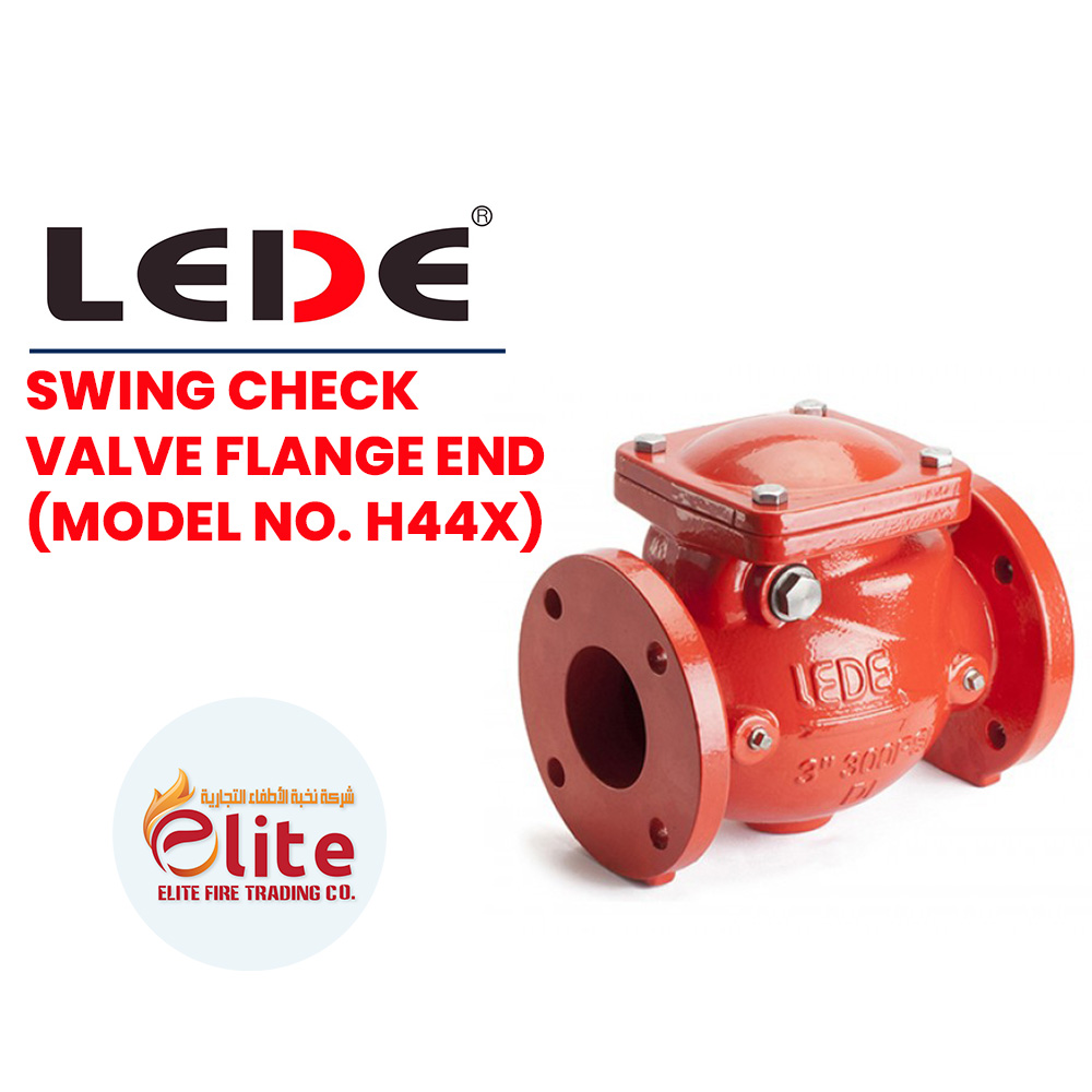 LEDE Lede SWING CHECK VALVE FLANGE END (MODEL NO. H44X) in Saudi Arabia