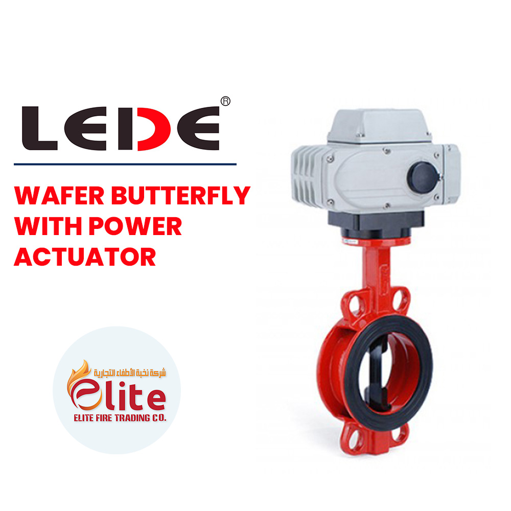 LEDE Lede WAFER BUTTERFLY WITH POWER ACTUATOR in Saudi Arabia
