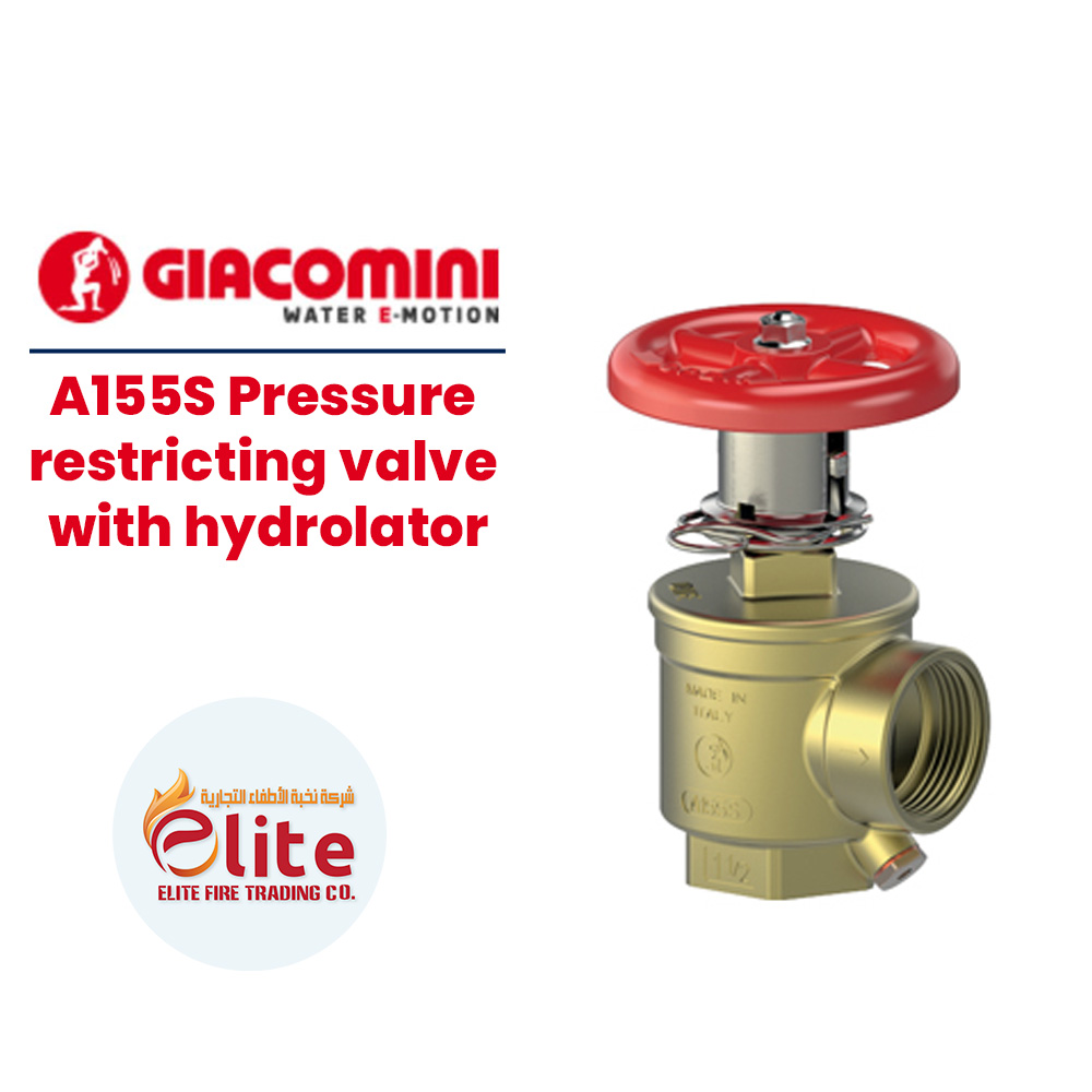 Giacomini Giacomini A155S Pressure restricting valve with hydrolator in Saudi Arabia