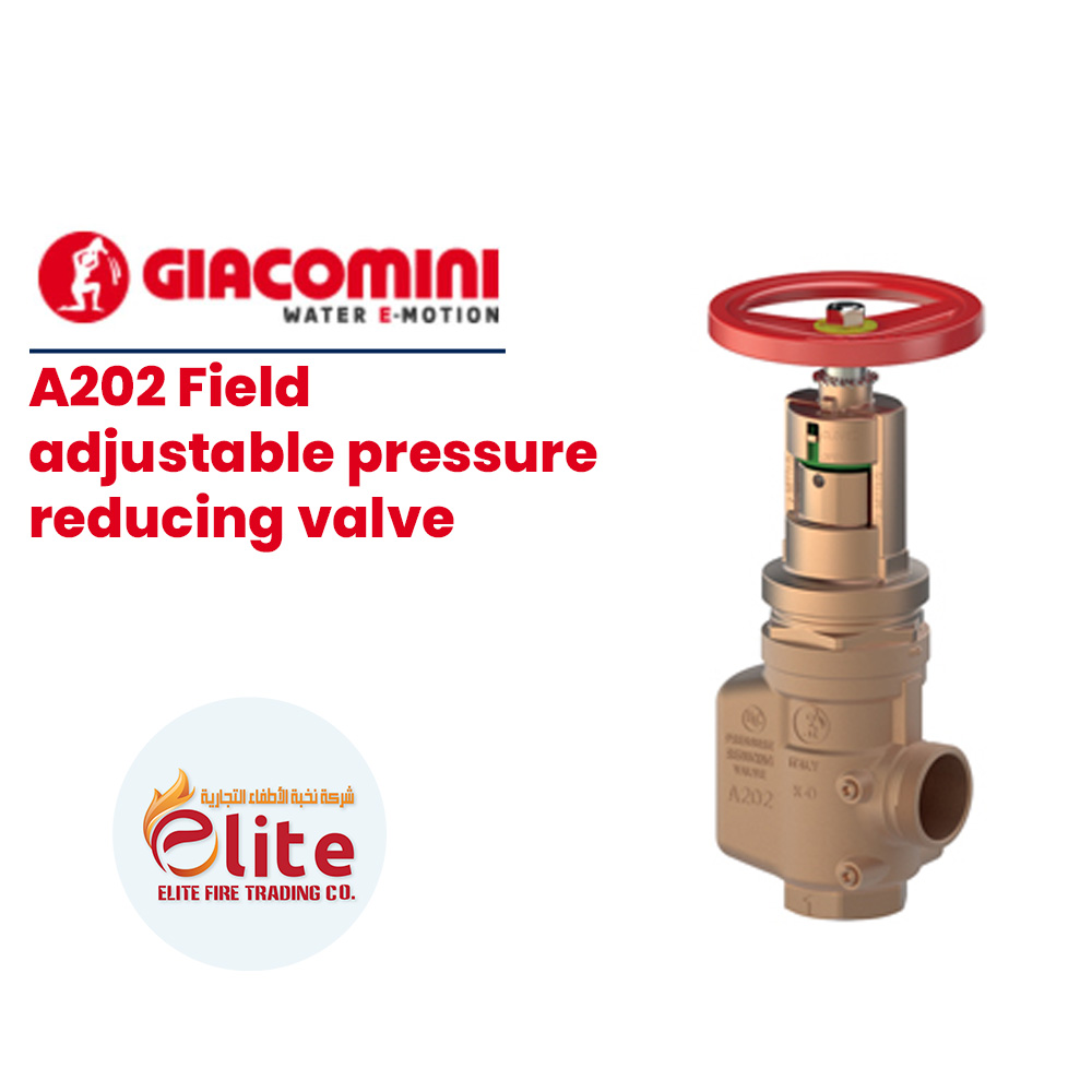 Giacomini Giacomini A202 Field adjustable pressure reducing valve in Saudi Arabia