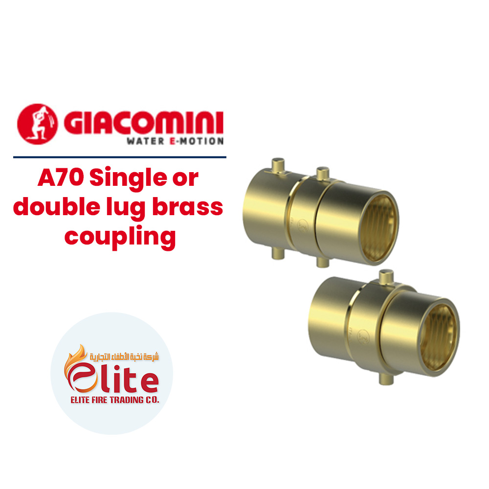 Giacomini Giacomini A70 Single or double lug brass coupling in Saudi Arabia