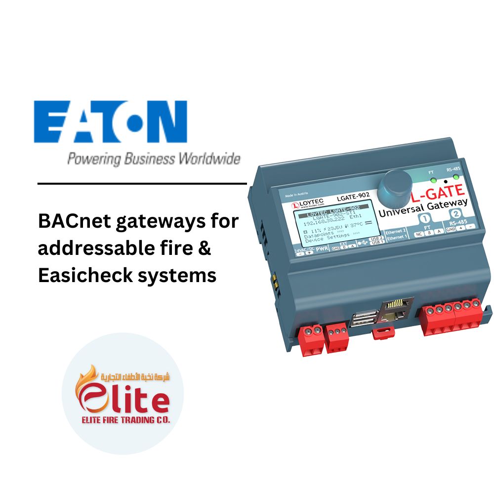 Eaton / Cooper EATON BACnet gateways for addressable fire & Easicheck systems in Saudi Arabia